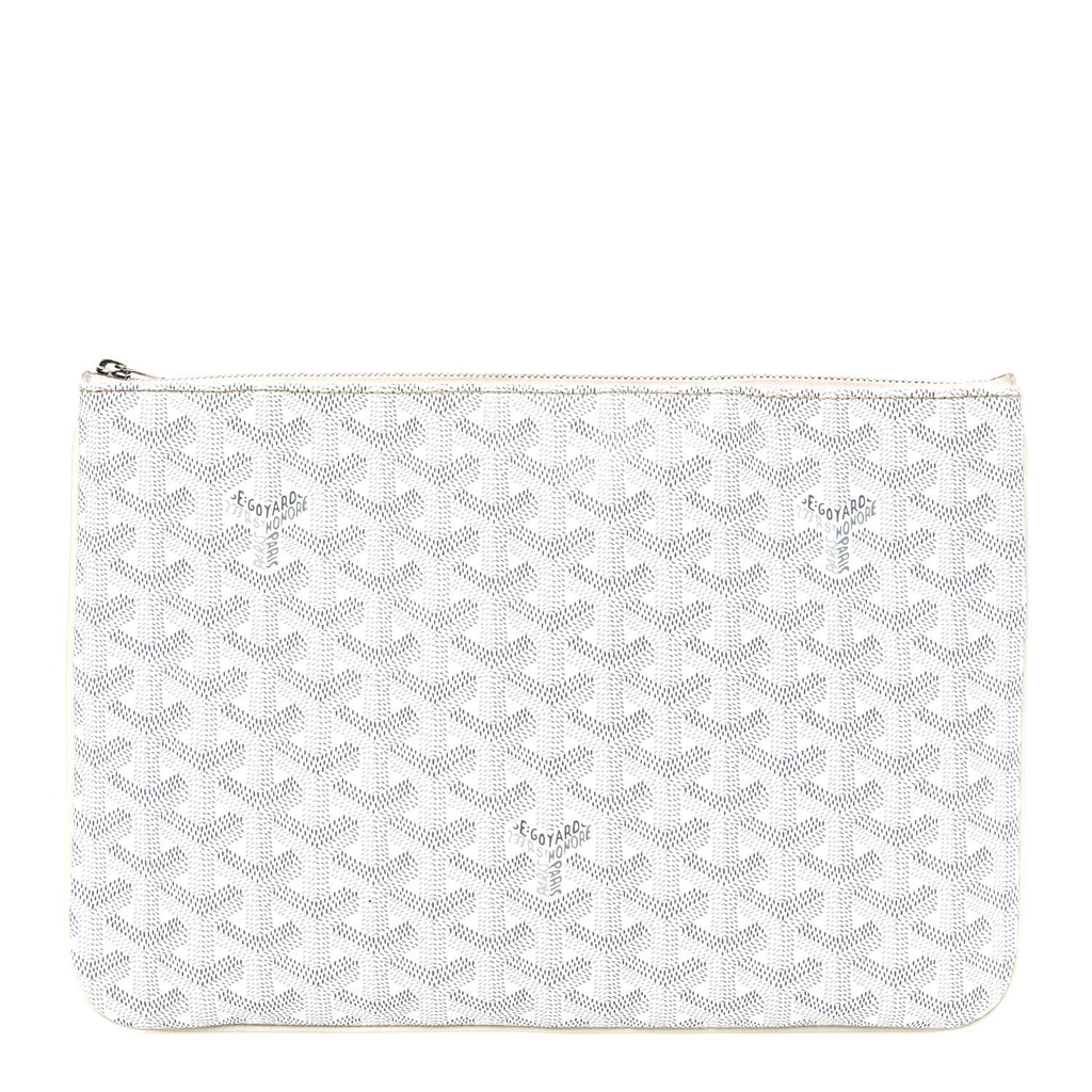 Goyardine Senat Pochette MM White