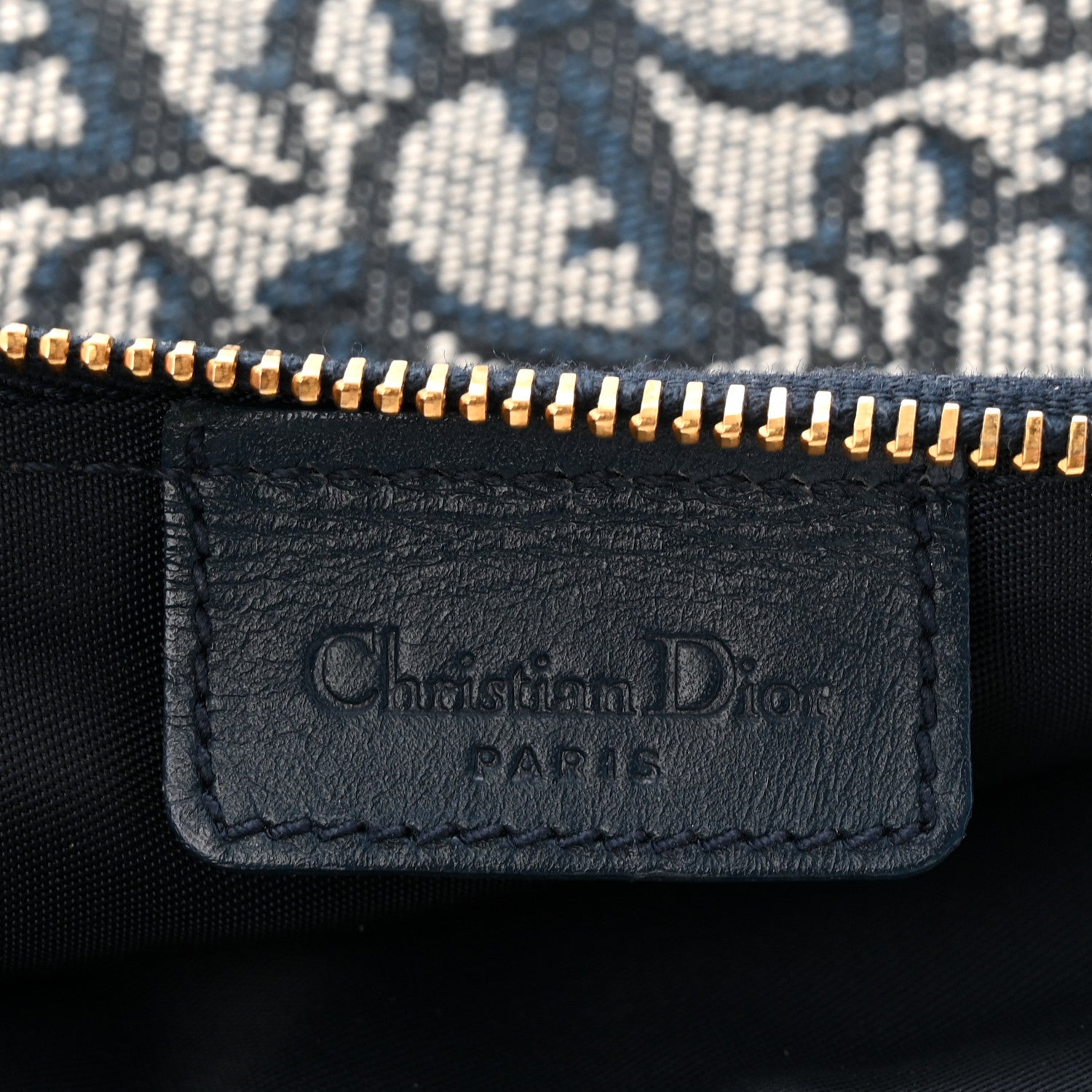 Monogram Mini Saddle Pochette Navy