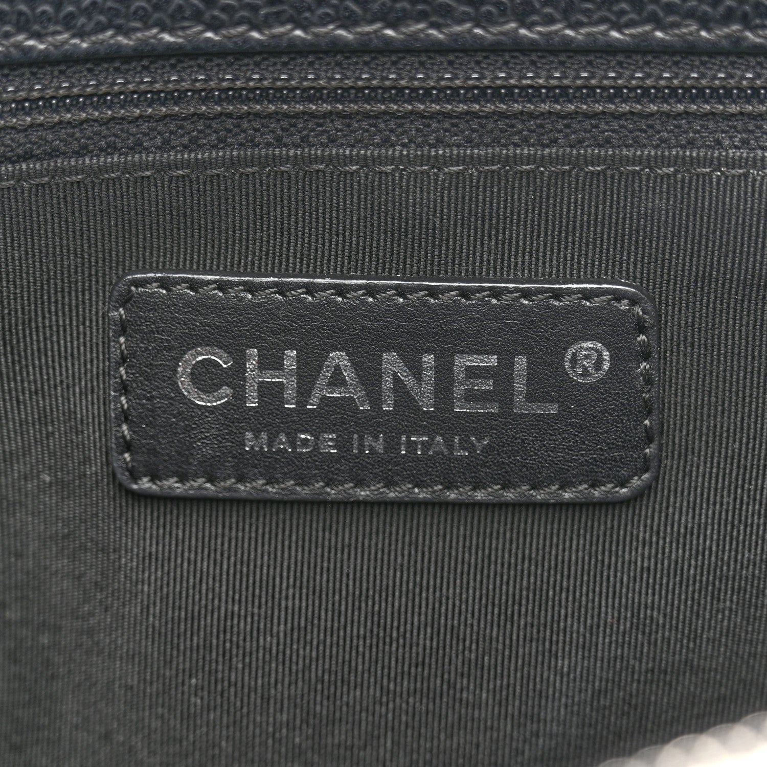 Caviar Quilted Grand Shopping Tote GST Black