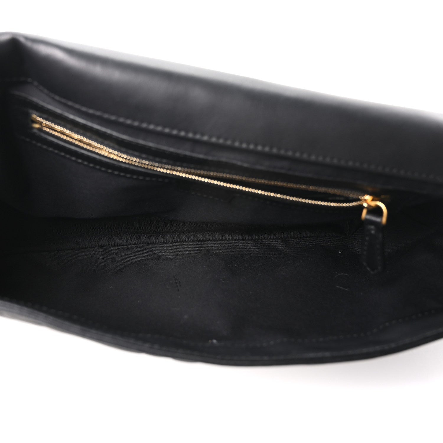 Nappa FF 1974 Embossed Large Baguette Black