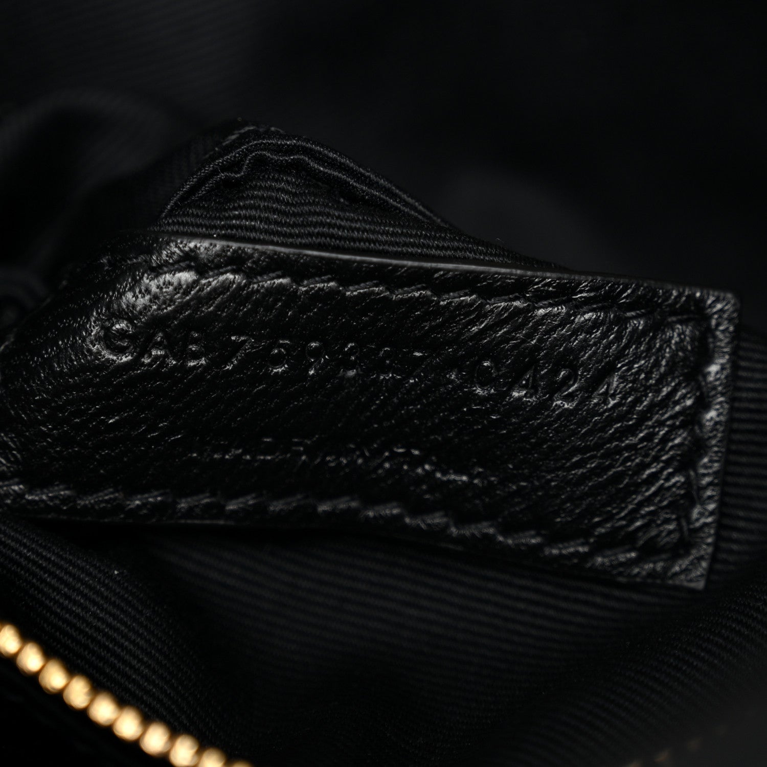 Lambskin Quilted Toy Loulou Puffer Monogram Chain Satchel Black