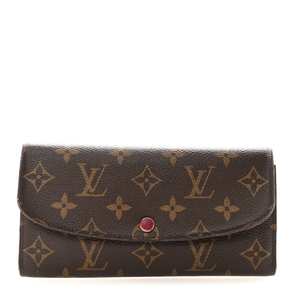 Monogram Emilie Wallet Fuchsia