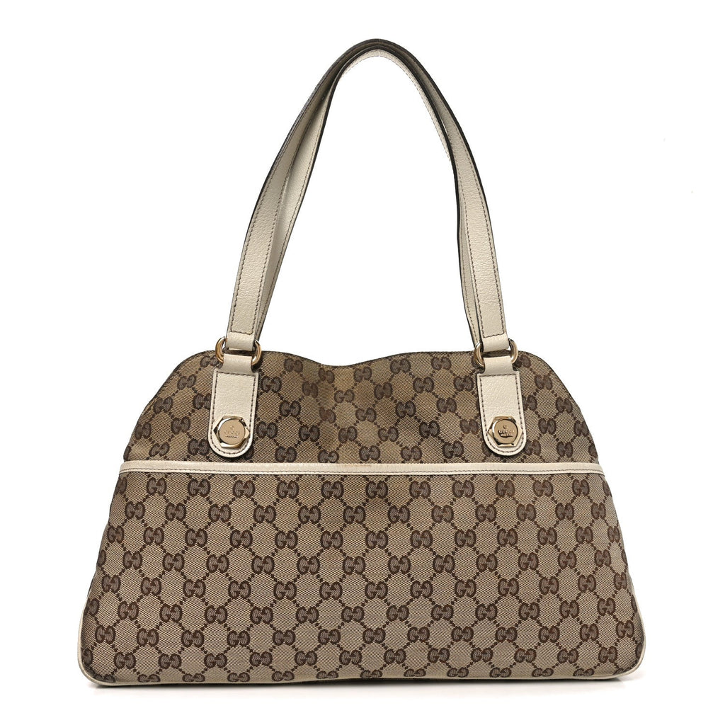 Monogram Medium Charmy Shoulder Bag White