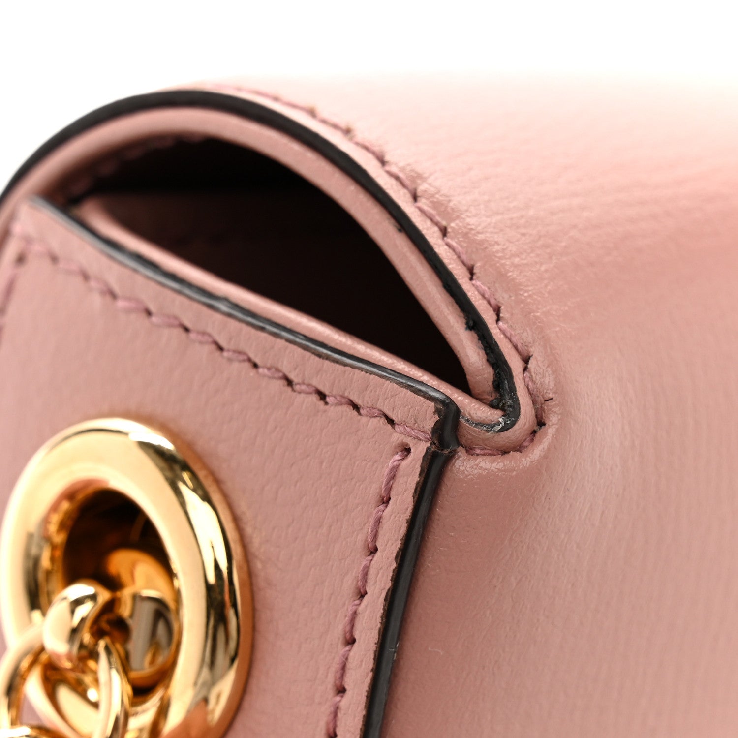 Azalea Calfskin Crystal GG Monogram Mini Horsebit 1955 Shoulder Bag Pink