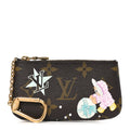 Monogram 2025 Christmas Animation Key Pouch Azur Frost