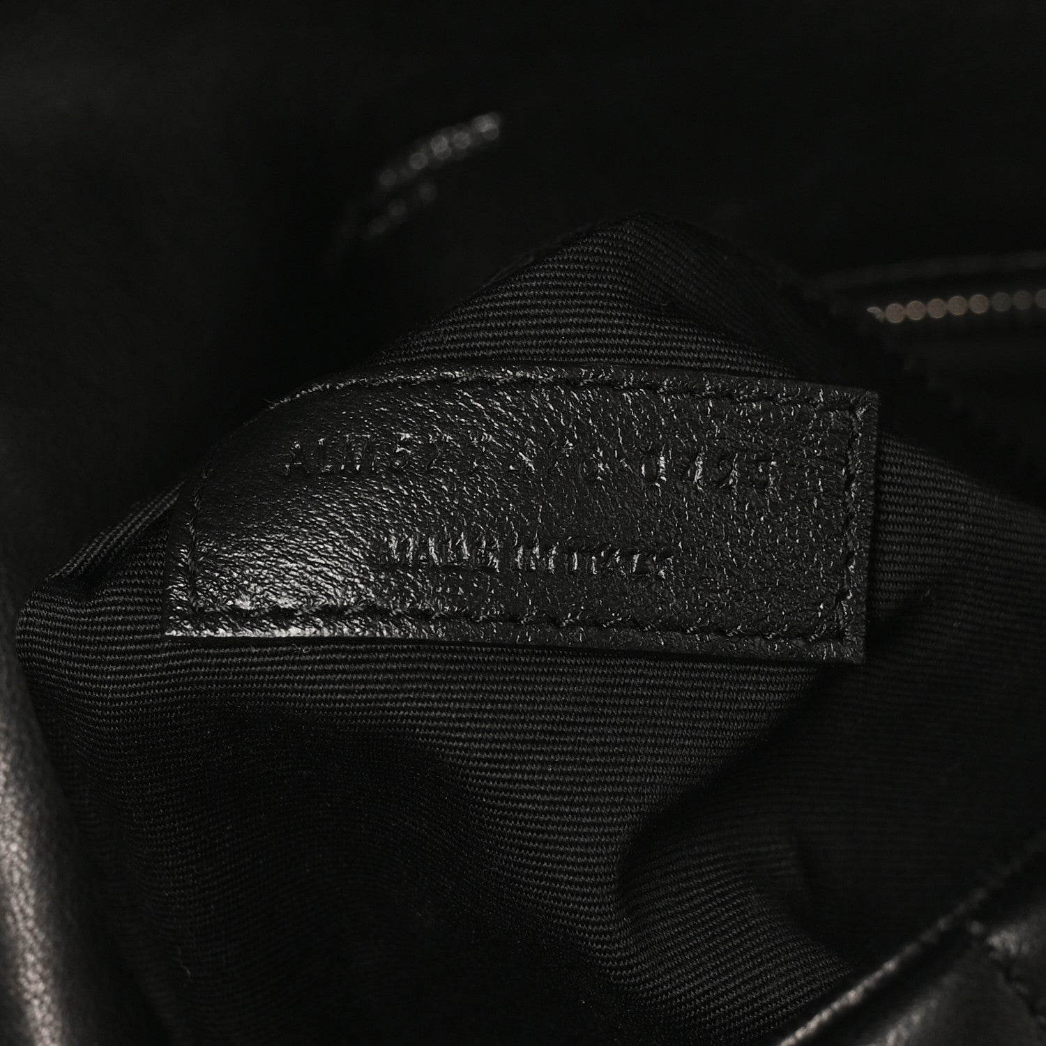 Lambskin Quilted Small Loulou Puffer Monogram Chain Satchel Black