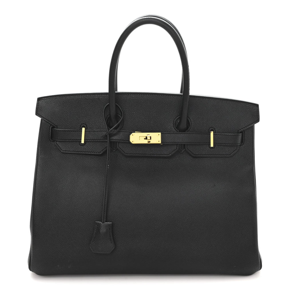 Epsom Birkin 35 Black