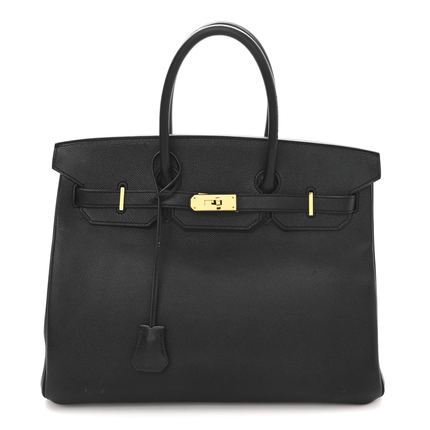 Epsom Birkin 35 Black