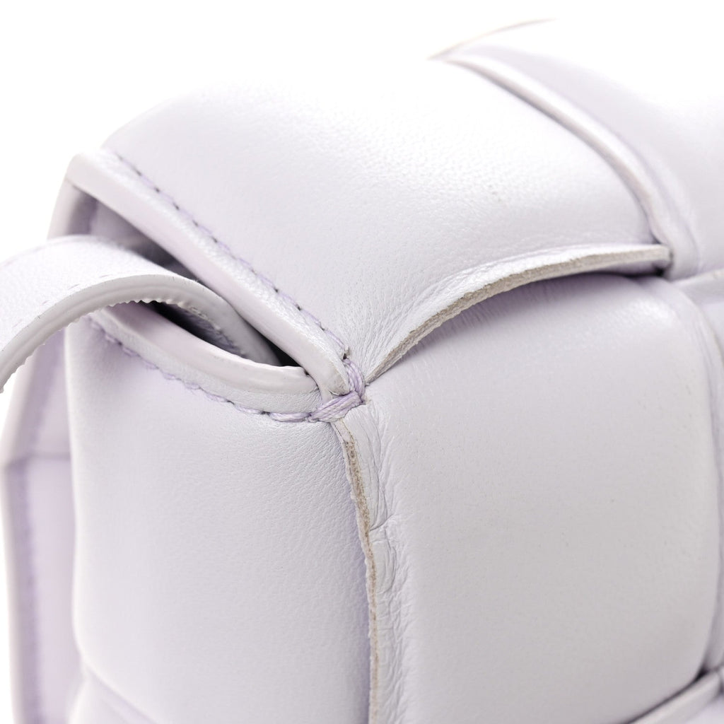 Nappa Maxi Intreccio Padded Cassette Crossbody Bag Mirth Washed