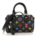 LV X TM Monogram Multicolor Nano Speedy Black