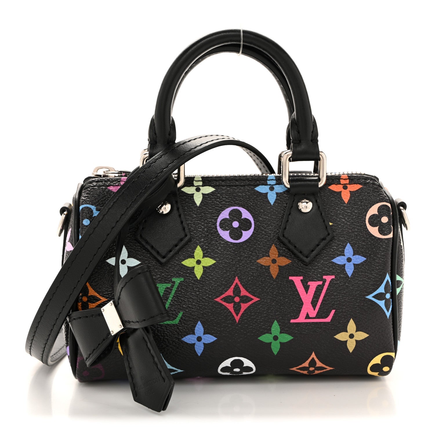 LV X TM Monogram Multicolor Nano Speedy Black