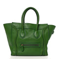 Smooth Calfskin Mini Luggage Green