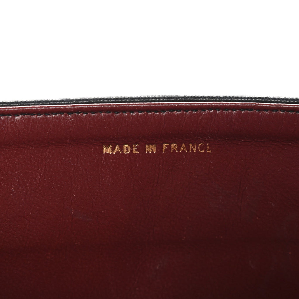 Lambskin Quilted Medium Single Flap Black