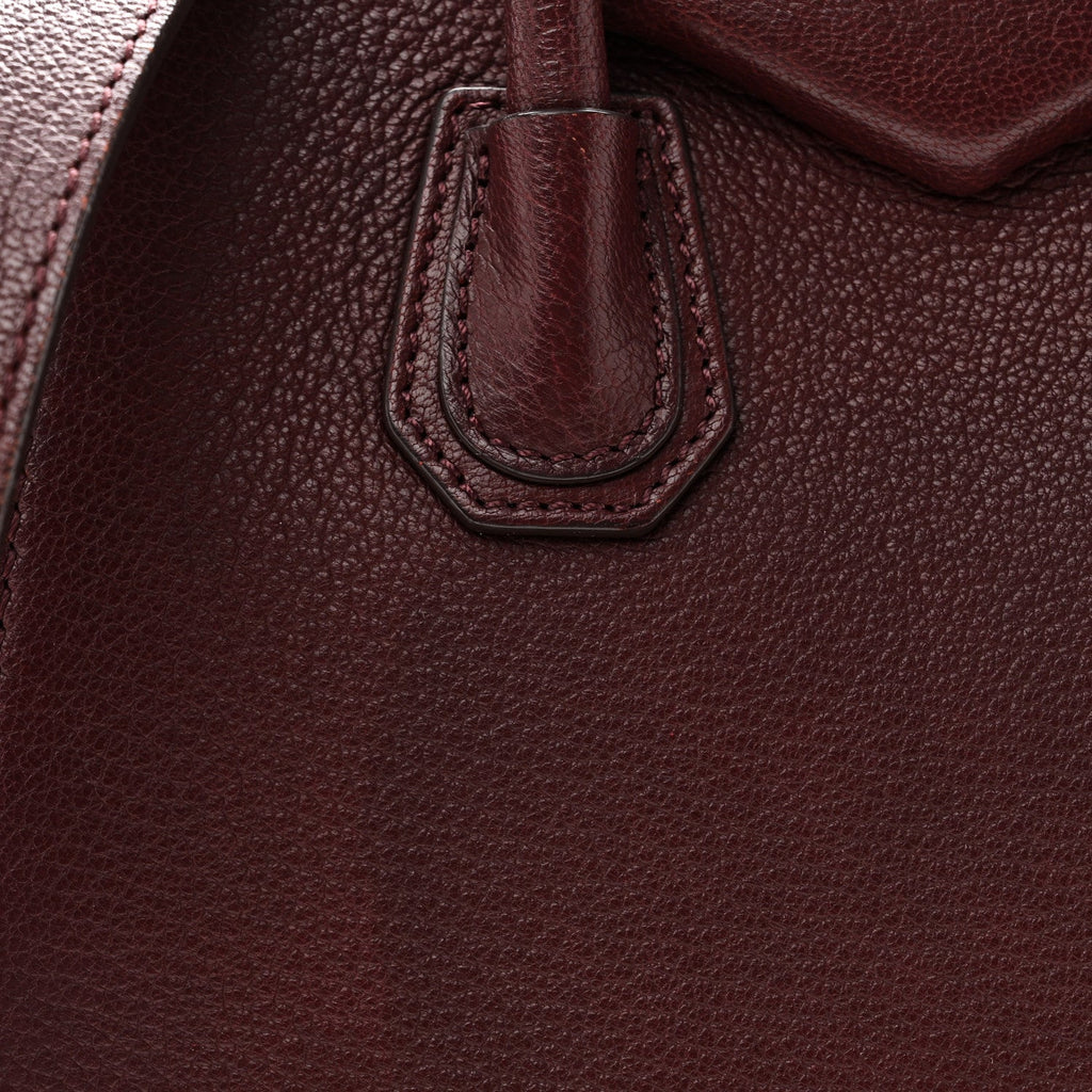 Sugar Goatskin Mini Antigona Oxblood