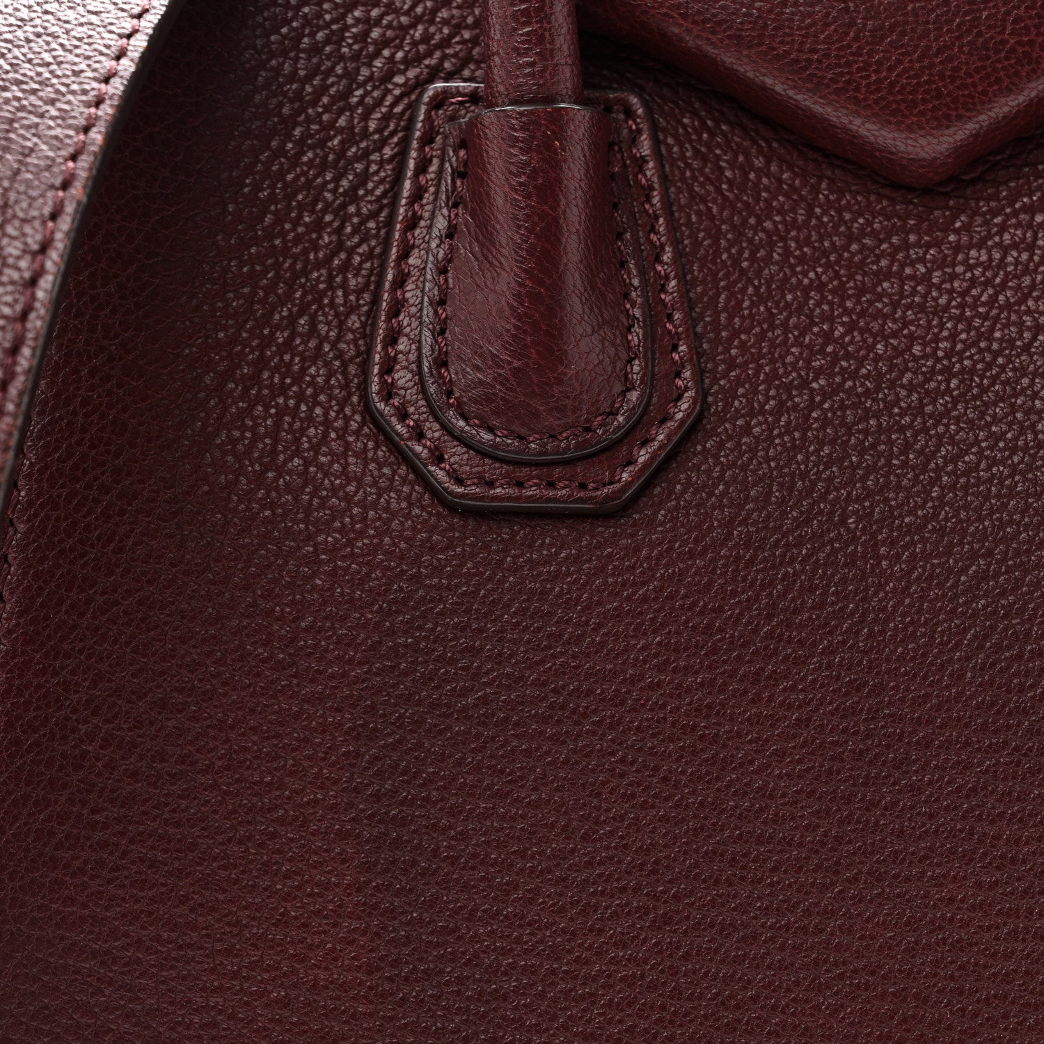 Sugar Goatskin Mini Antigona Oxblood