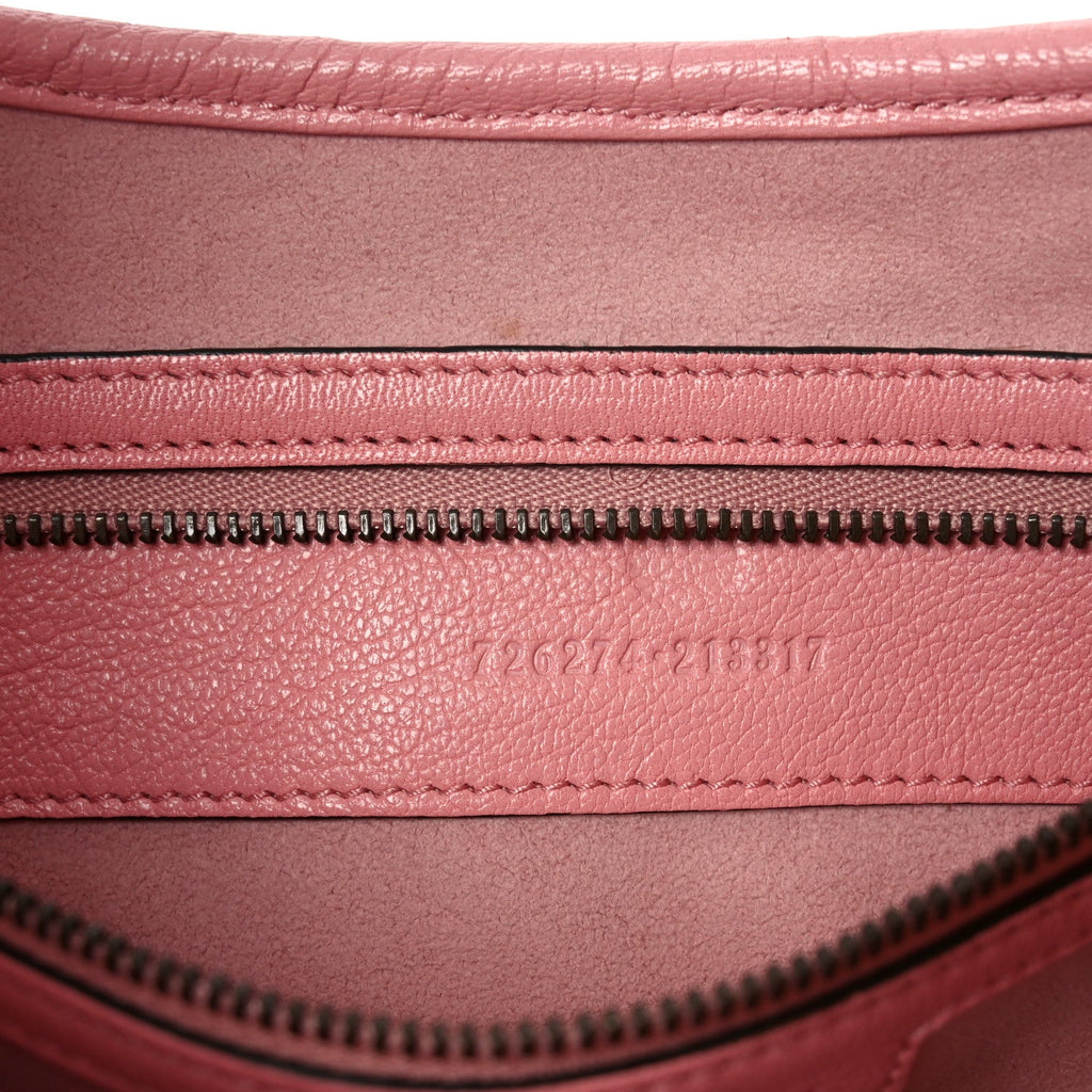 Goatskin Medium Aphrodite Shoulder Bag Wild Rose