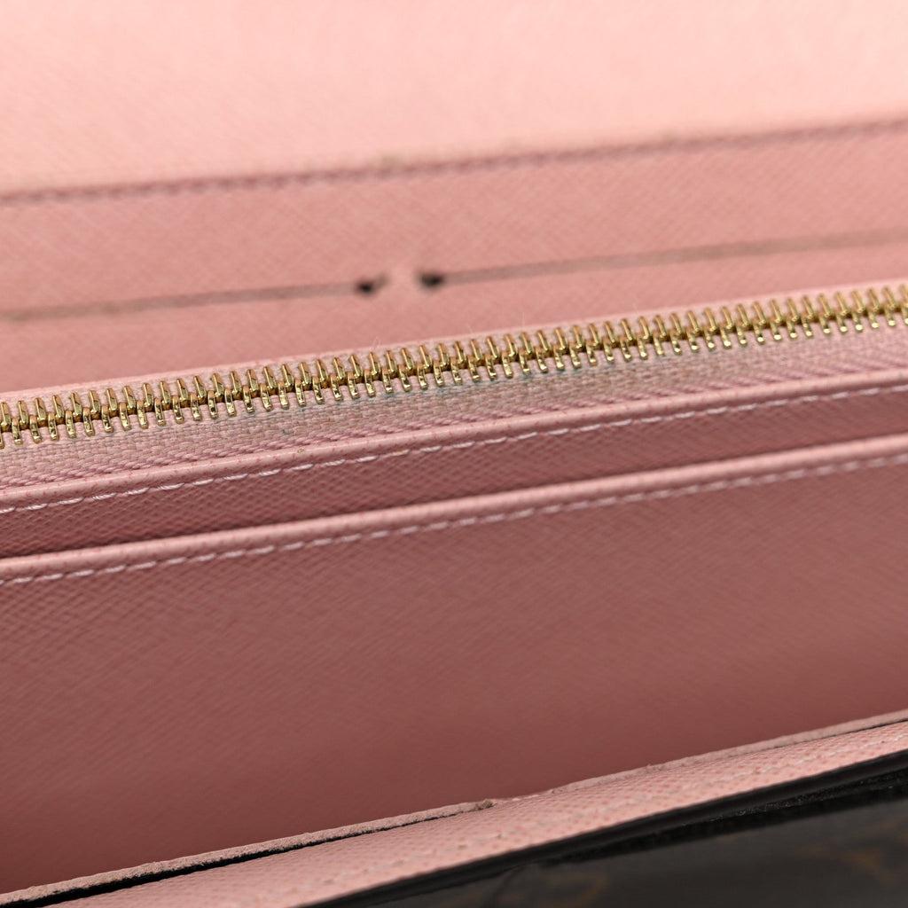 Monogram Sarah Wallet NM Rose Ballerine