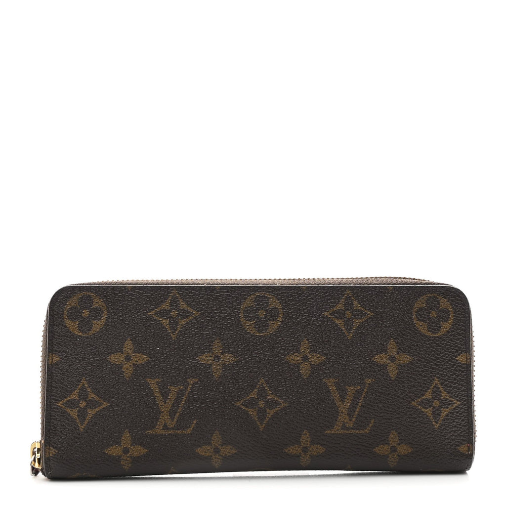 Monogram Clemence Wallet Fuchsia