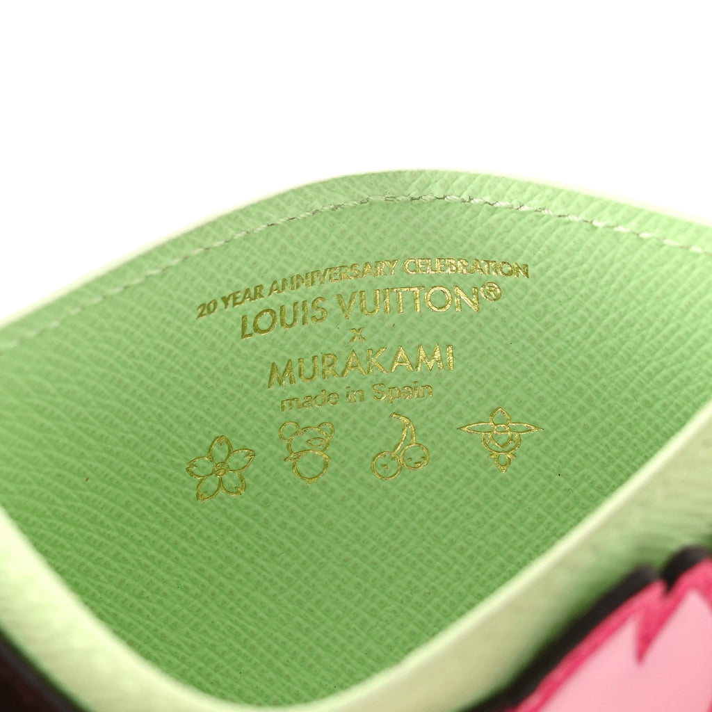 LV X TM Monogram Cherry Blossom  Holder Sakura Brown