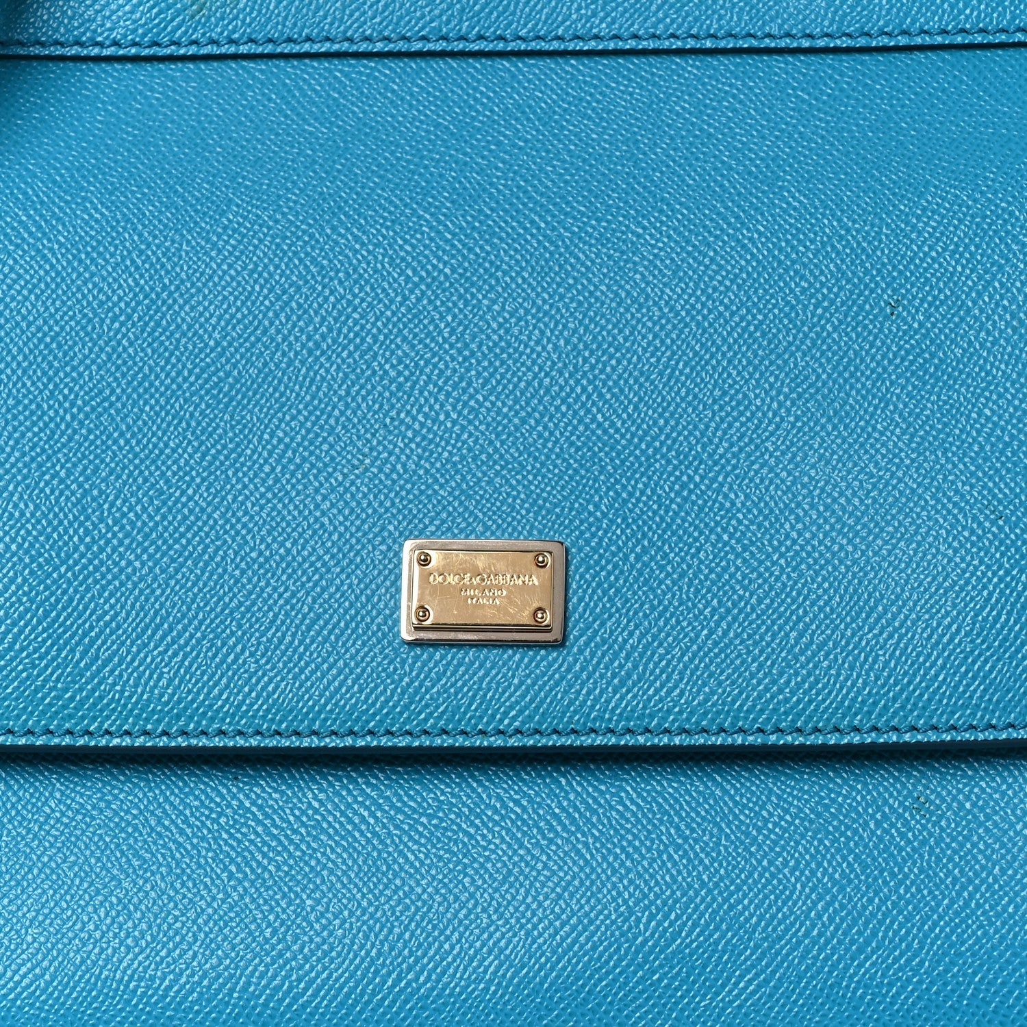 Dauphine Calfskin Medium Miss Sicily Satchel Blue
