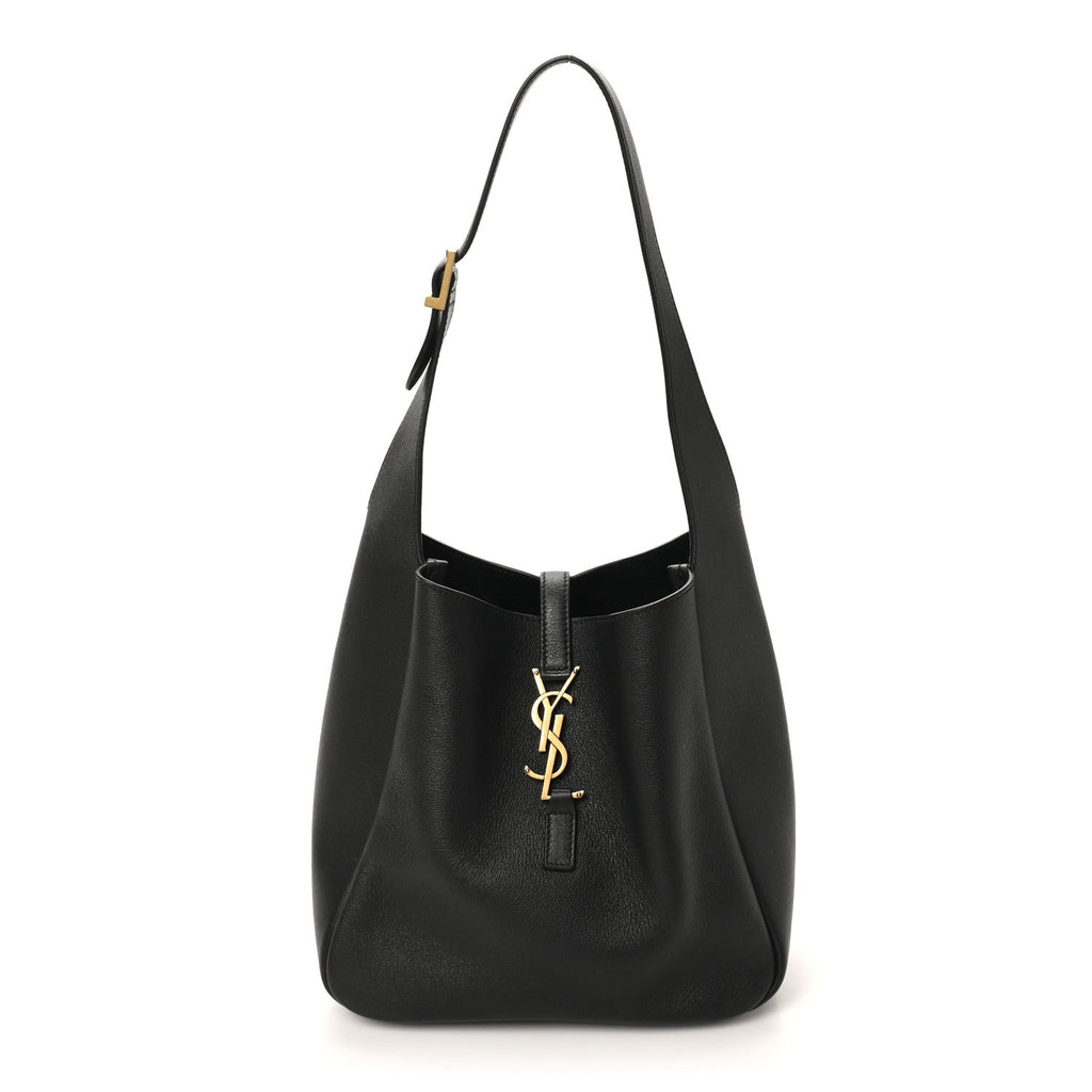 Smooth Calfskin Small Le 5 A 7 Soft Hobo Black