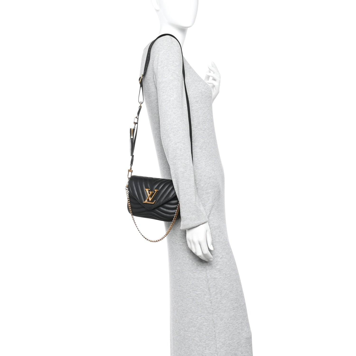 Calfskin New Wave Multi Pochette Black