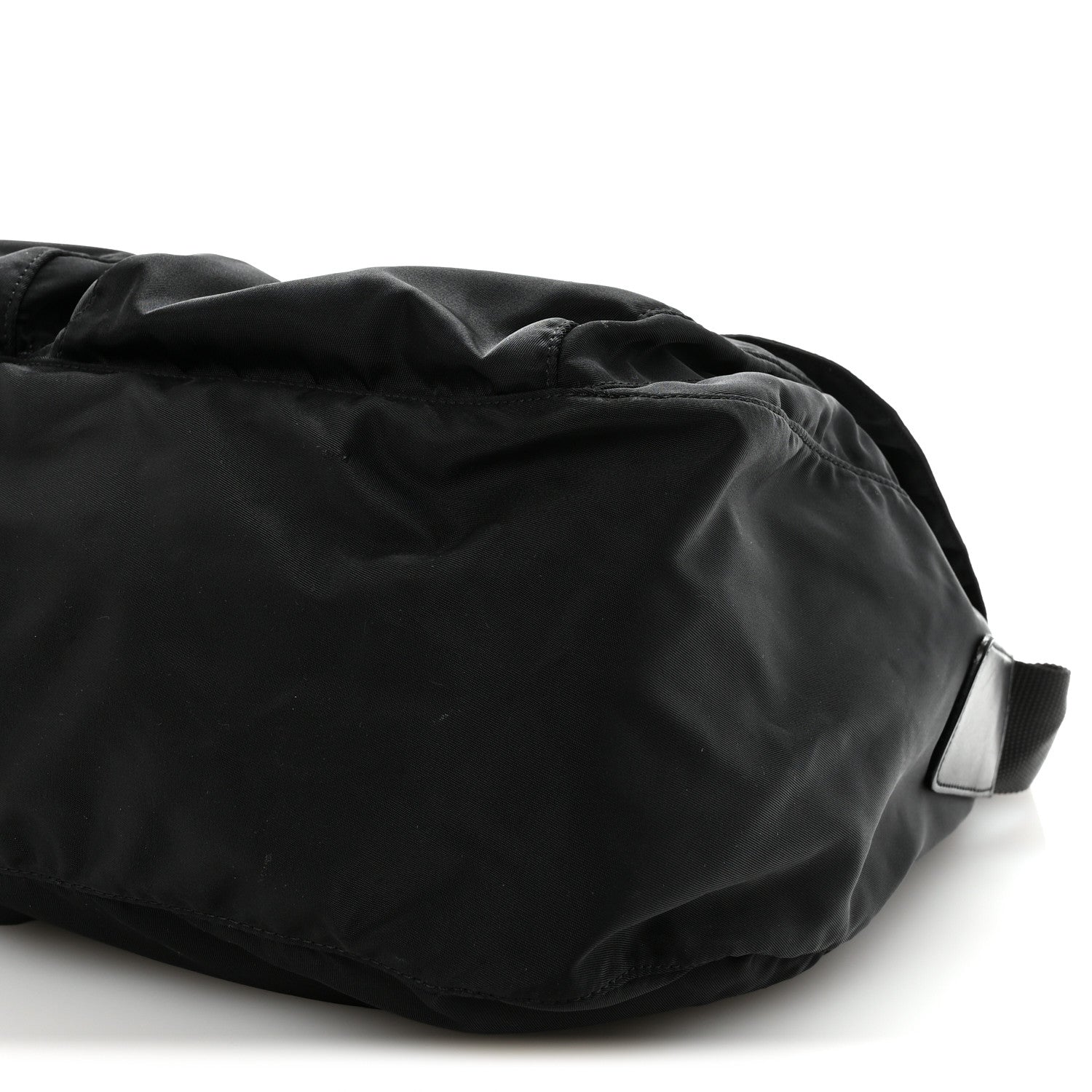Nylon Vela Sport Messenger Bag Black