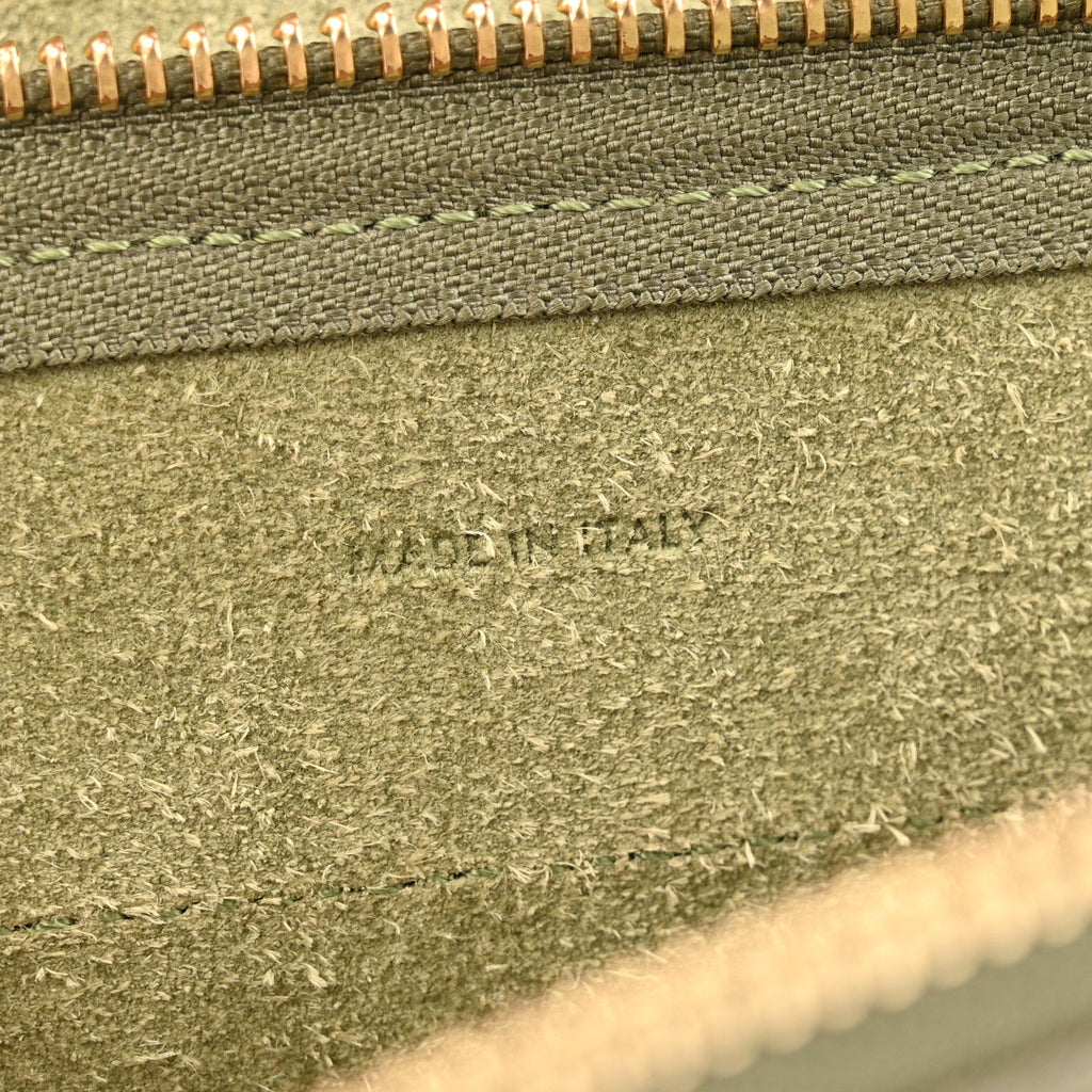 Grained Calfskin Nano Belt Bag Army Green