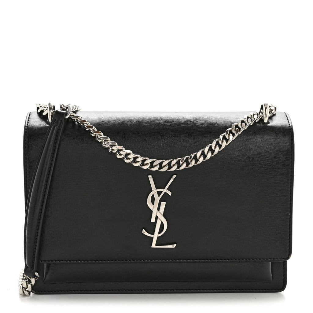 Calfskin Medium Monogram Sunset Black