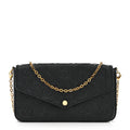 Empreinte Pochette Felicie Chain Wallet Black