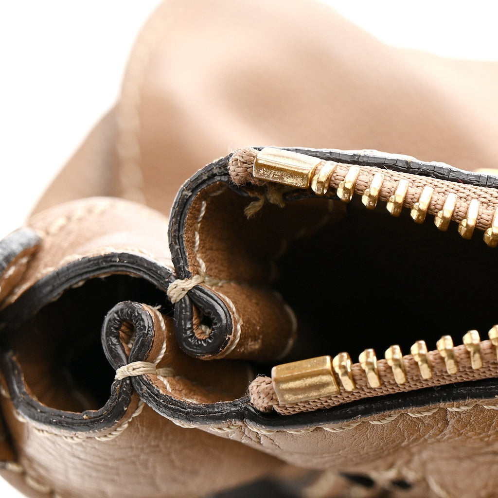 Calfskin Medium Marcie Satchel Nut