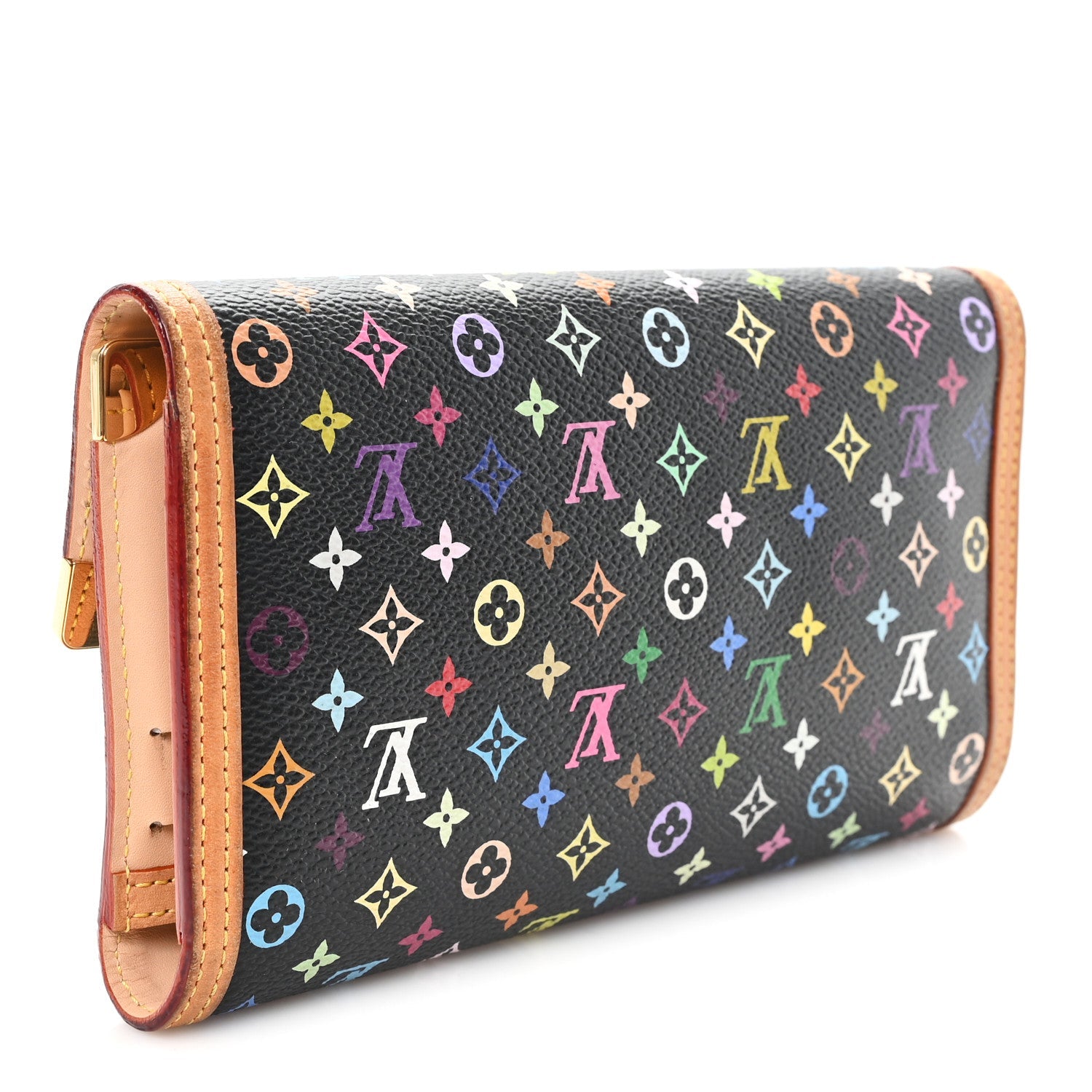 Monogram Multicolor Porte Tresor International Wallet Black
