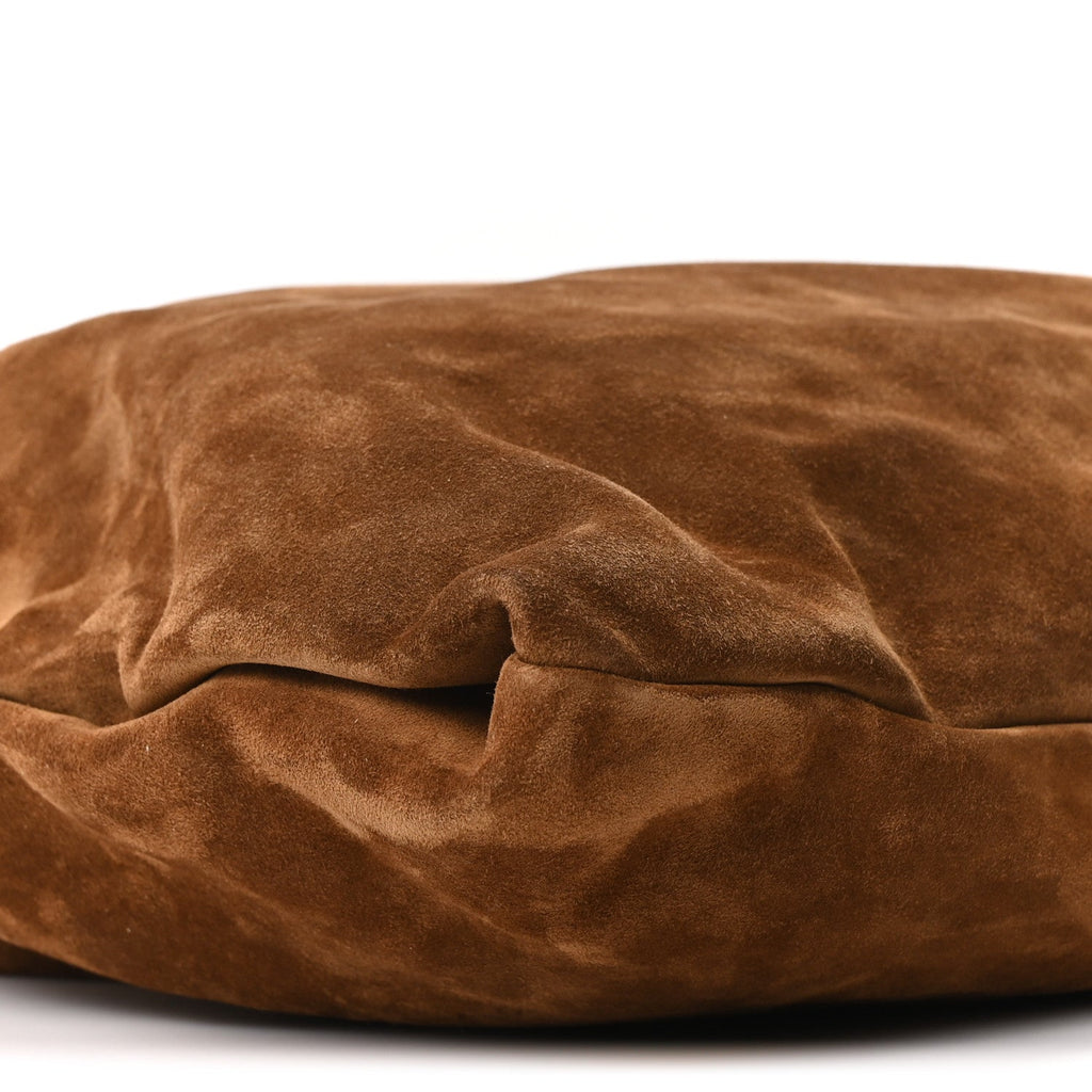 Suede Amalia Hobo Caramel Cognac