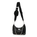 Nappa Soft Padded Re-Edition 2005 Shoulder Bag Black