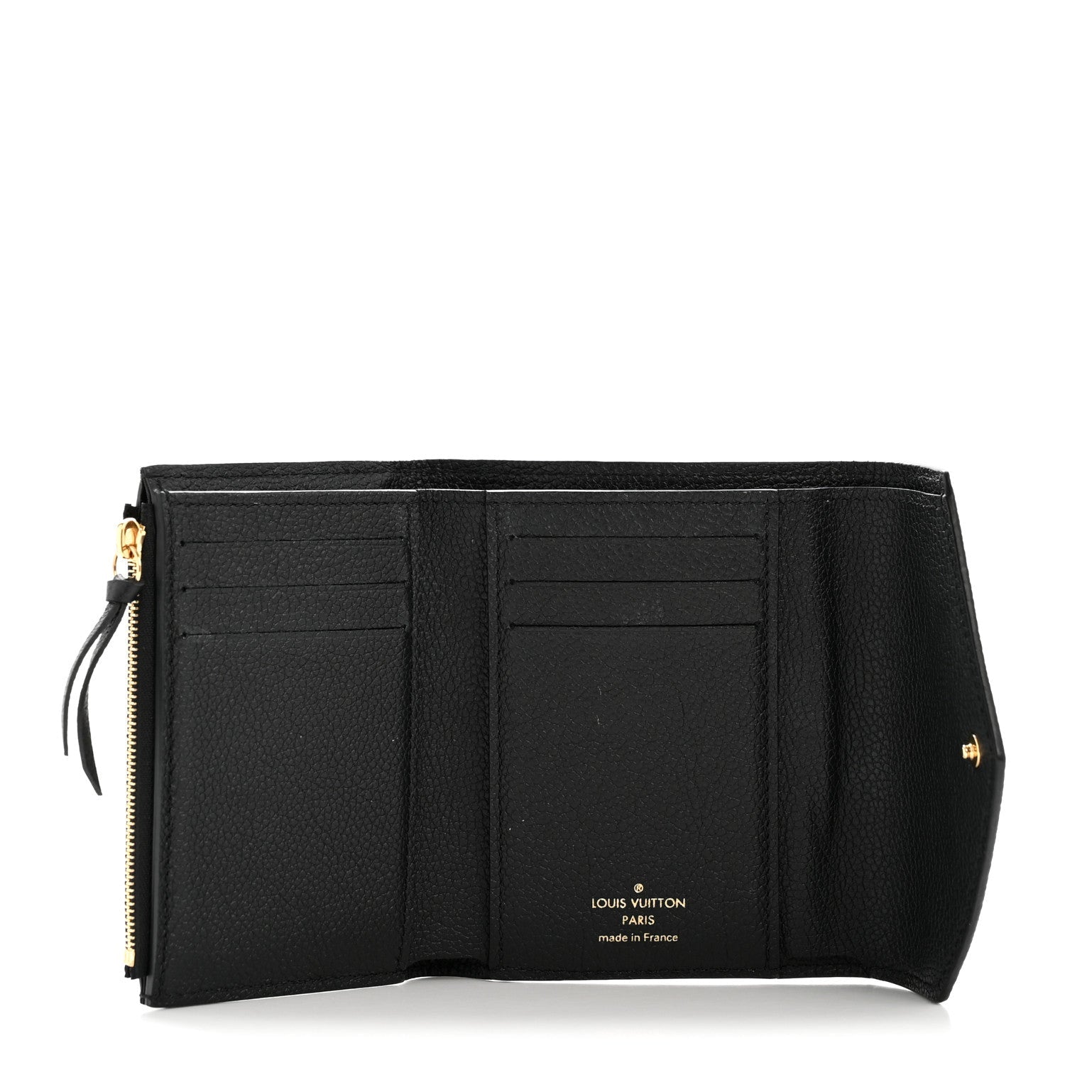 Empreinte Monogram Giant Victorine Wallet Black Beige