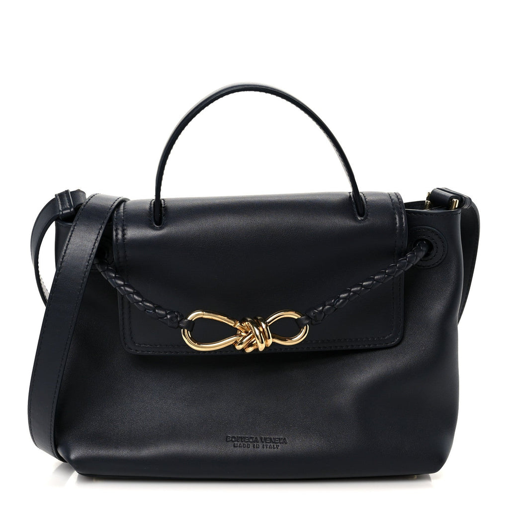 Silky Calfskin Small Ciao Ciao Black