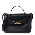 Silky Calfskin Small Ciao Ciao Black