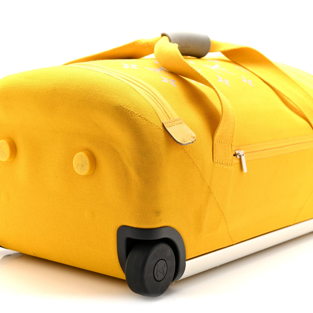 Knit Monogram Horizon Soft Duffle 55 Jaune
