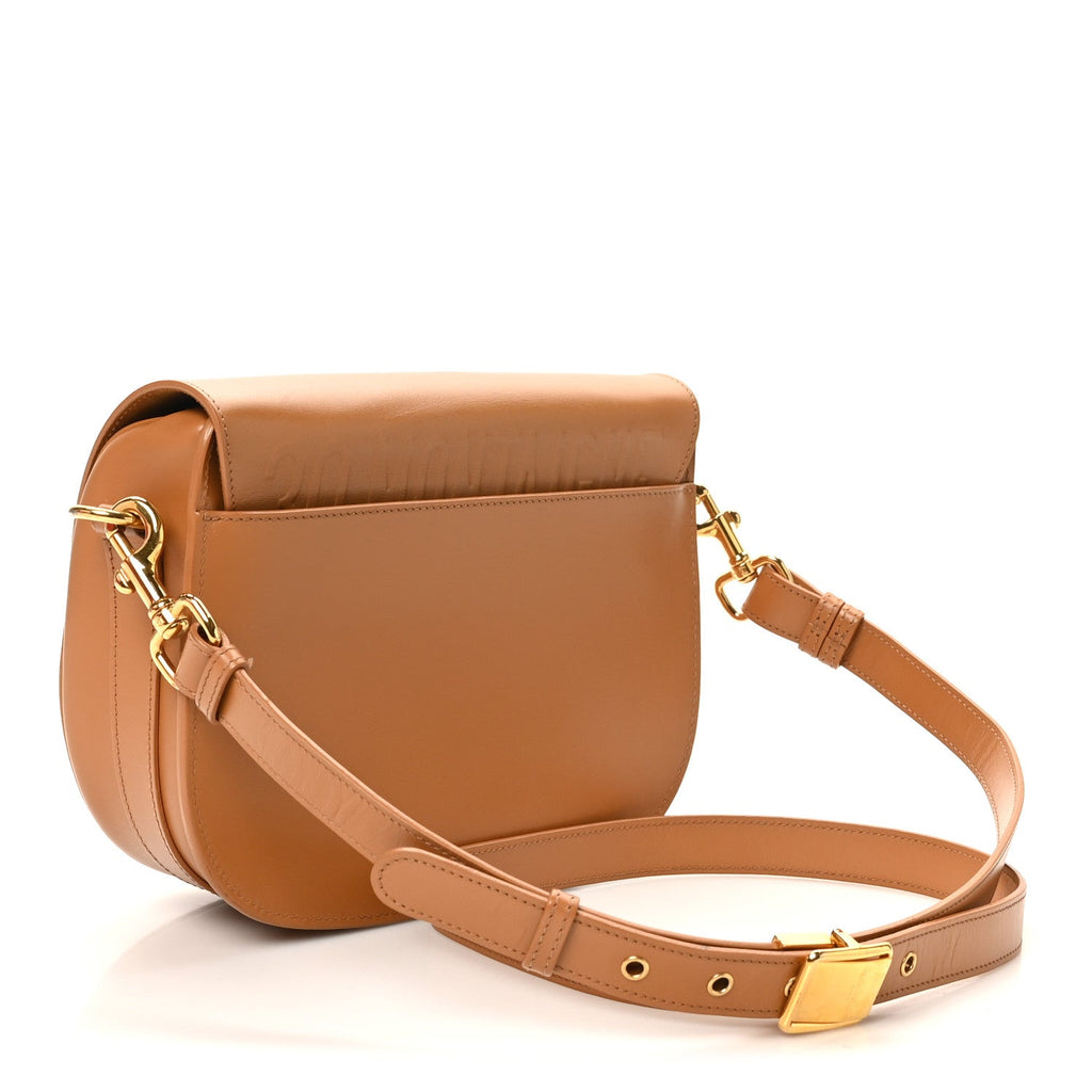 Box Calfskin Medium Bobby Flap Camel