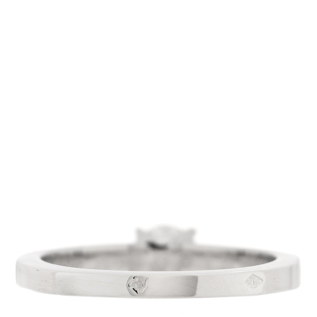 Platinum Diamond .31ct Solitaire Engagement Ring  49 4.75
