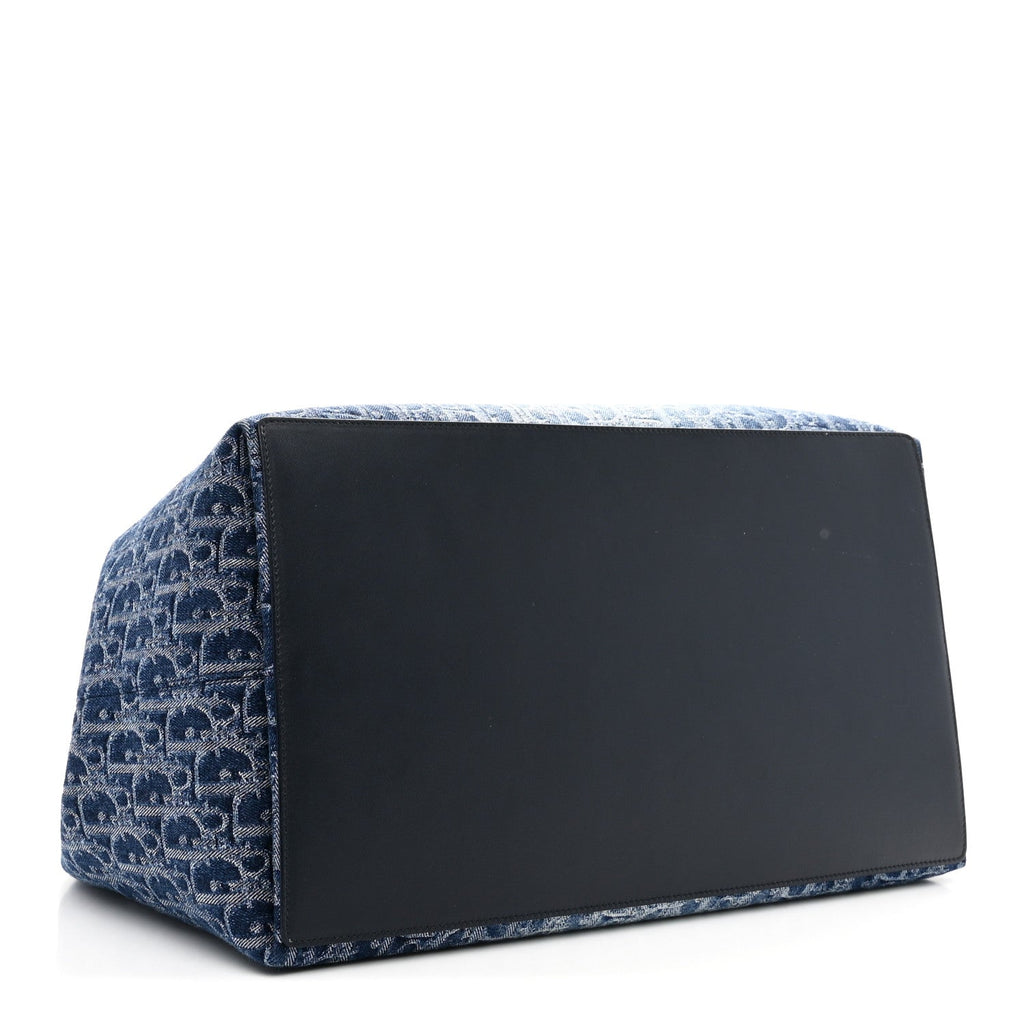 DIOR Denim Jacquard Oblique Large Toujours Blue