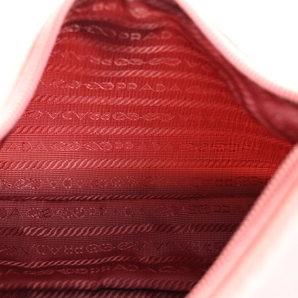 Tessuto Nylon Saffiano Mini Re-Edition 2000 Bag Rosa