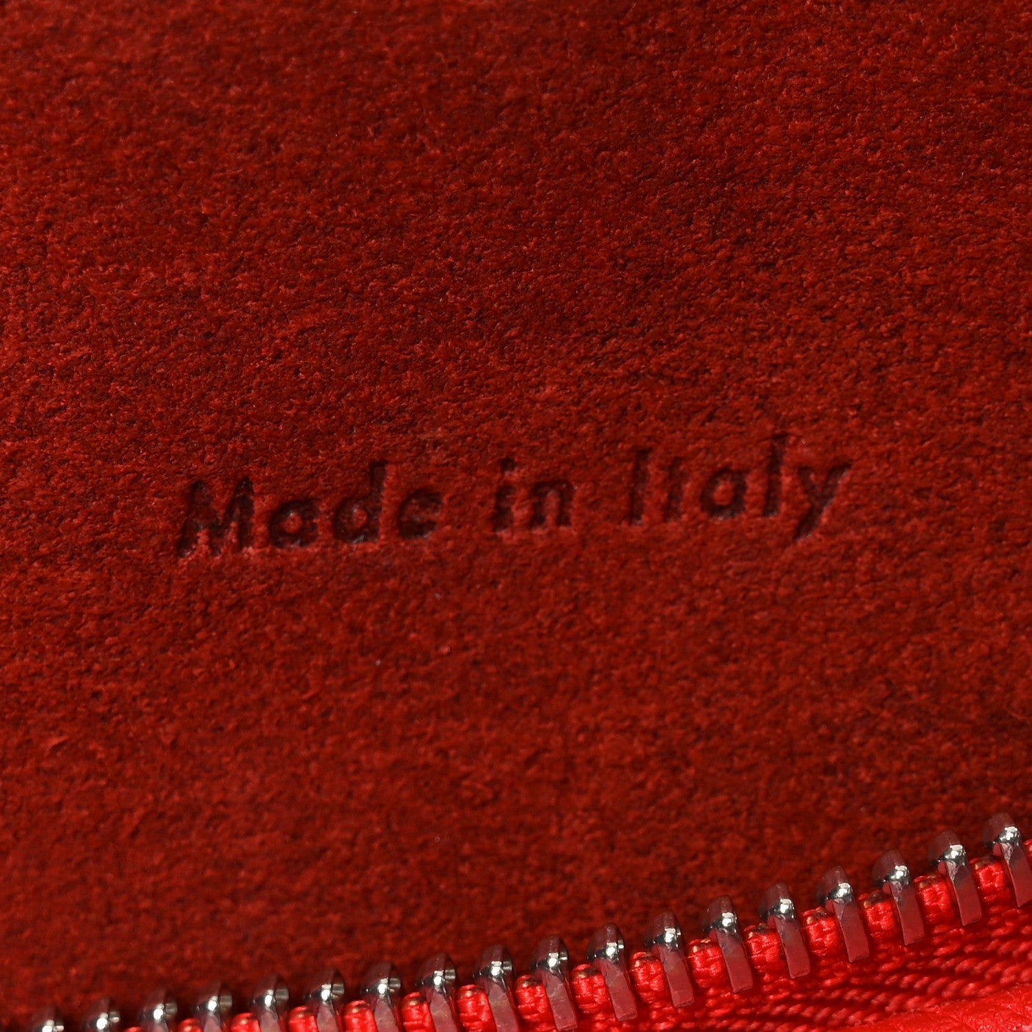 Grained Calfskin Mini Belt Bag Vermillion