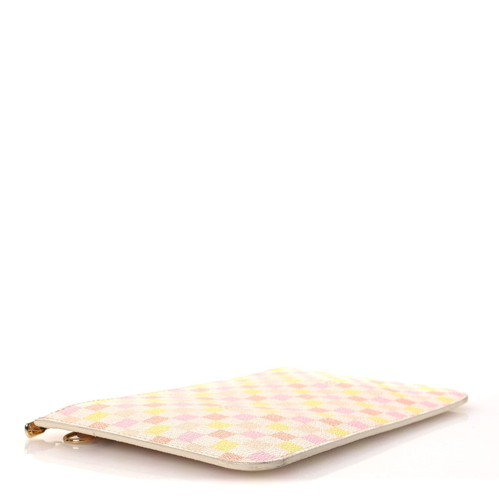 Damierlicious Neverfull Pochette Rose Peach