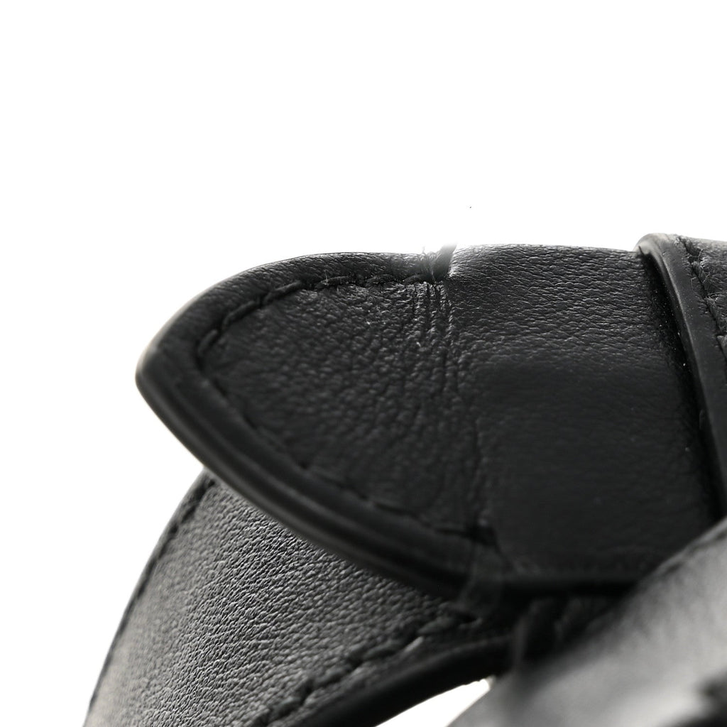 Calfskin Tweed Cannage Medium Toujours  Black White