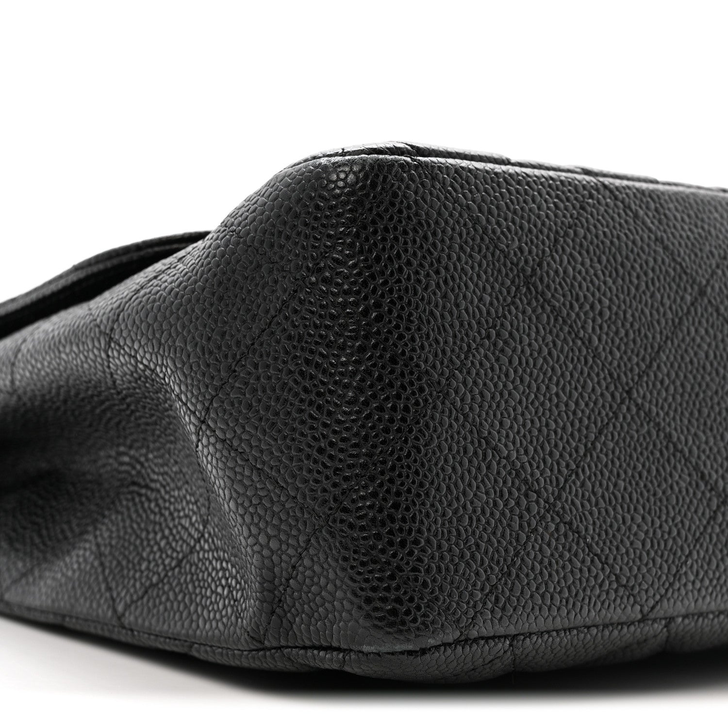 Caviar Quilted Jumbo Single Flap Black