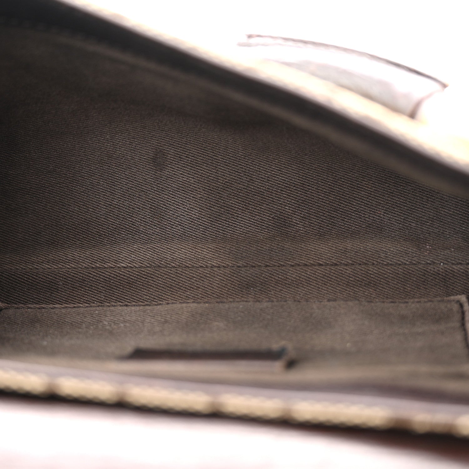 Monogram Horsebit Clutch Dark Brown