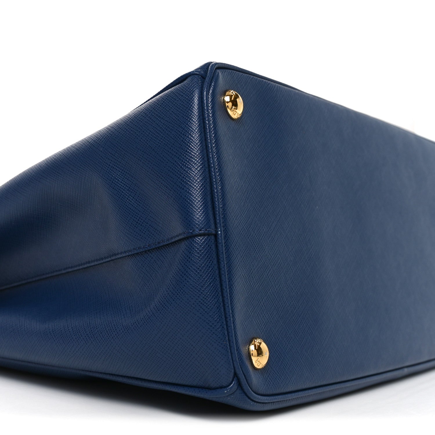 Saffiano Lux Large Galleria Double Zip Tote Bluette