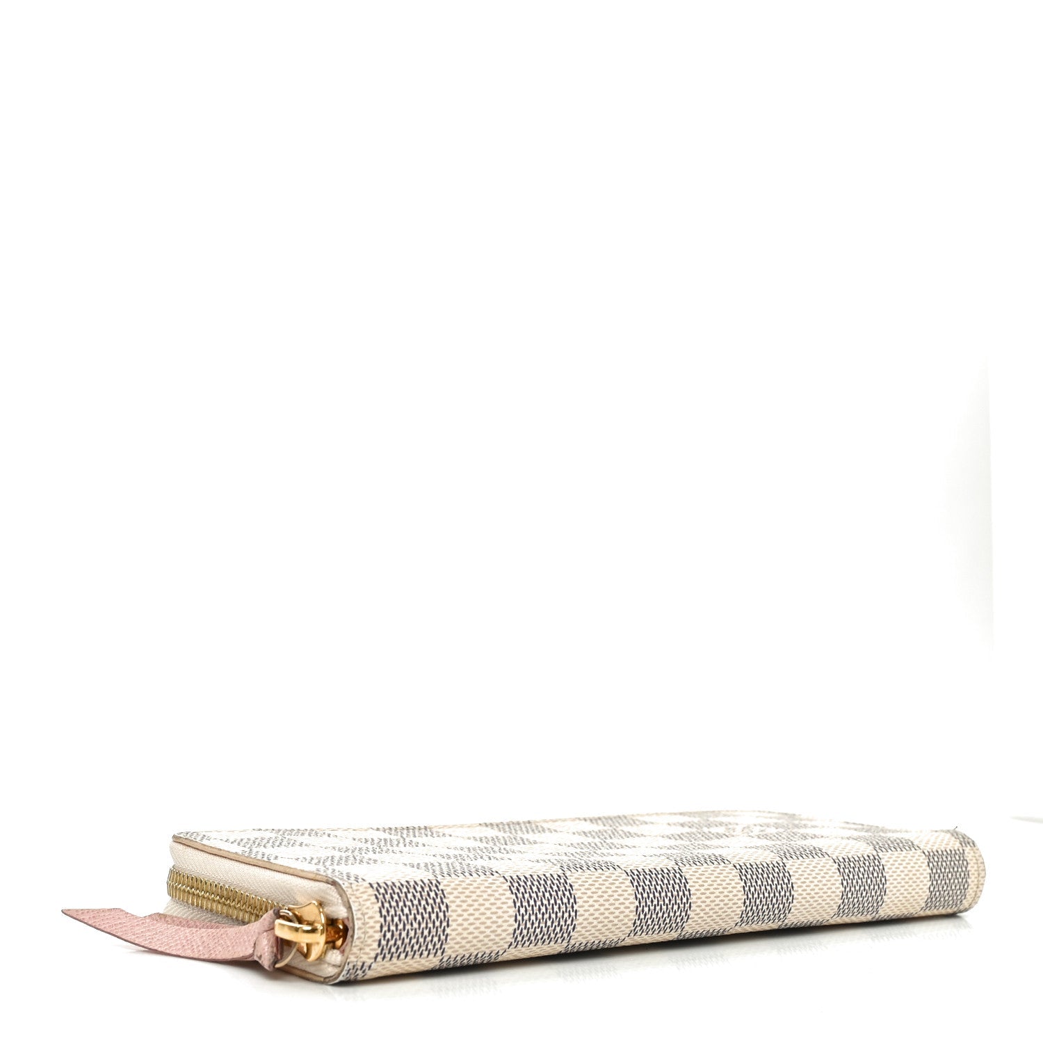 Damier Azur Clemence Wallet Rose Ballerine