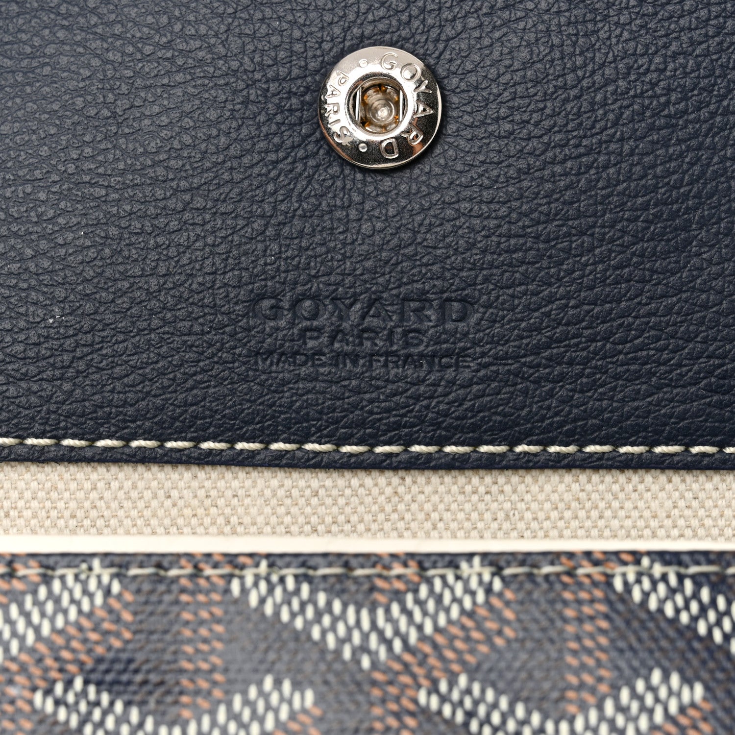 Goyardine Boheme Hobo Navy Blue